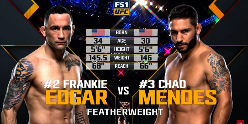 UFC 240 Free Fight: Frankie Edgar vs Chad Mendes