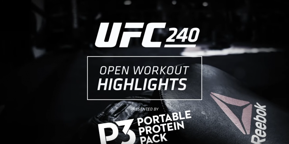 UFC 240: Open Workout Recap