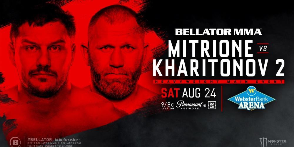 Volledige line-up voor Bellator Bridgeport, Connecticut