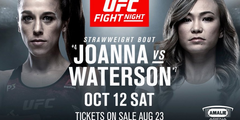 Main Event tussen Joanna Jedrzejczyk vs. Michelle Waterson staat op losse schroeven