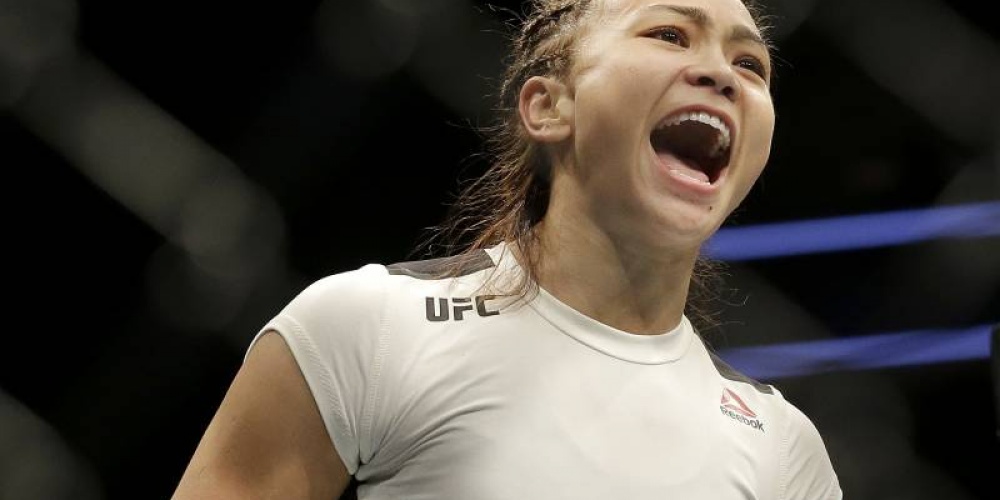 Michelle Waterson houdt hoop op gevecht met Joanna Jedrzejczyk