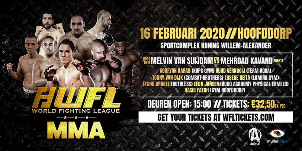 WFL MMA is terug met knalpartijen