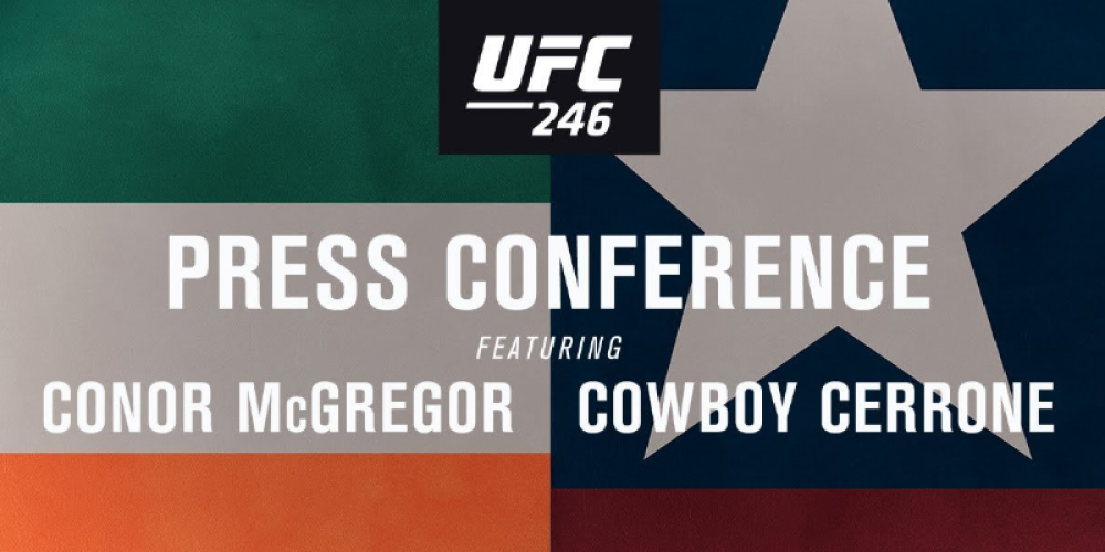 UFC 246: McGregor vs Cowboy Press Conference