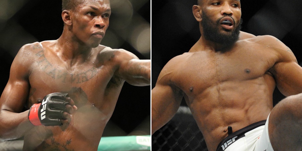 Israel Adesanya vs. Yoel Romero Main Event voor UFC 248