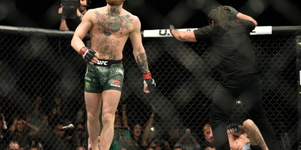 Conor McGregor heeft weinig moeite met Donald Cerrone