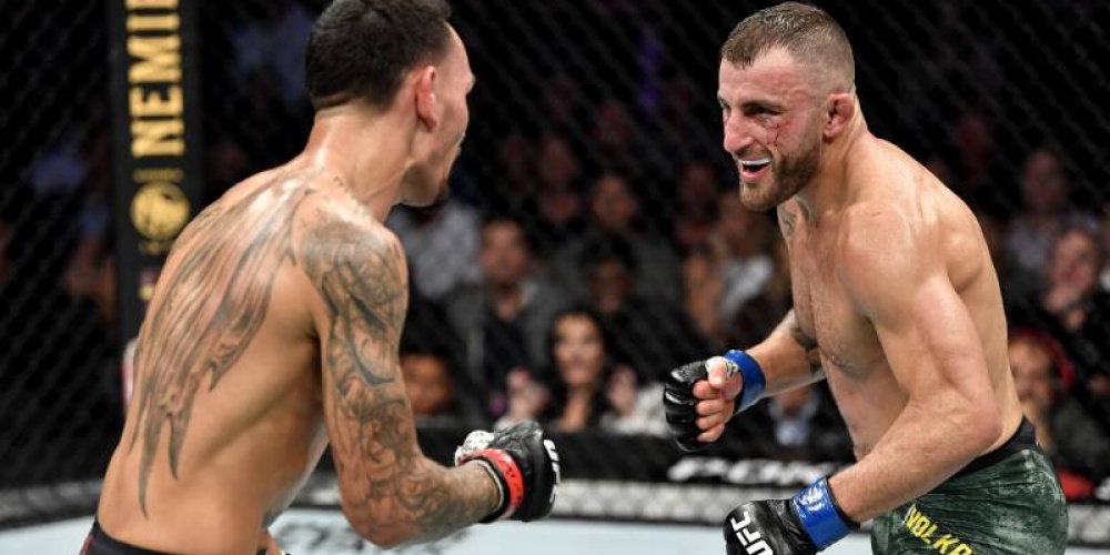 UFC werkt aan rematch tussen Alexander Volkanovski vs. Max Holloway