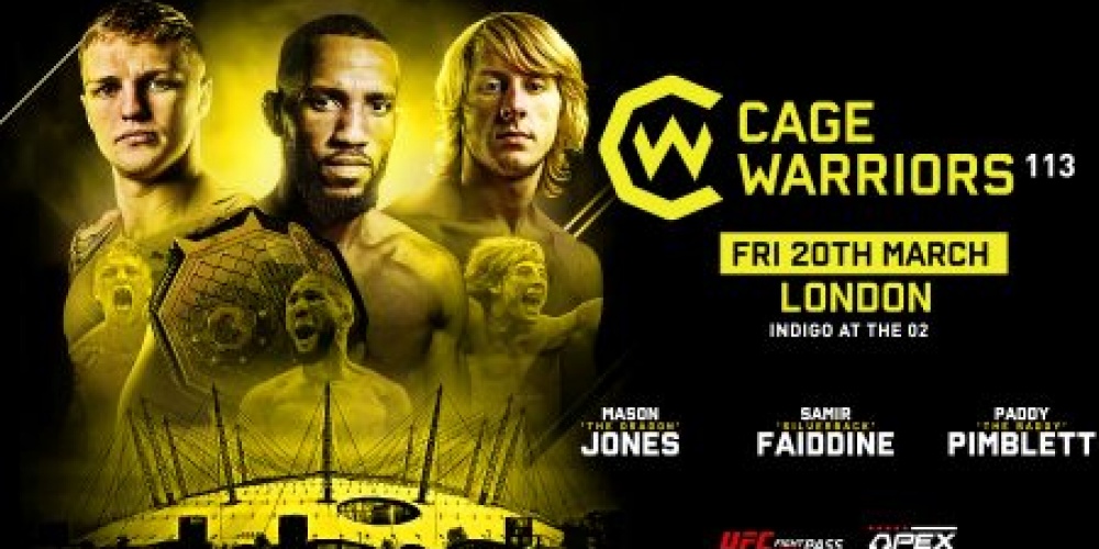 Cage Warriors biedt onderdak aan UFC London partij(en)