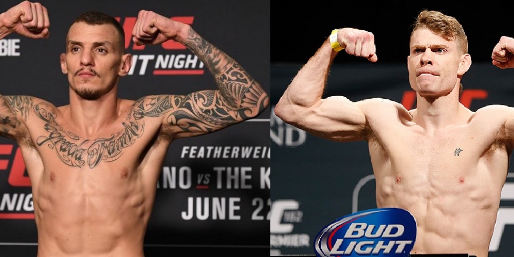 Renato Moicano daagt Paul Felder uit voor UFC Dublin