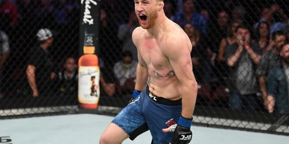 Justin Gaethje: 'Ik denk niet dat ik tegen Khabib een short notice gevecht had gepakt'