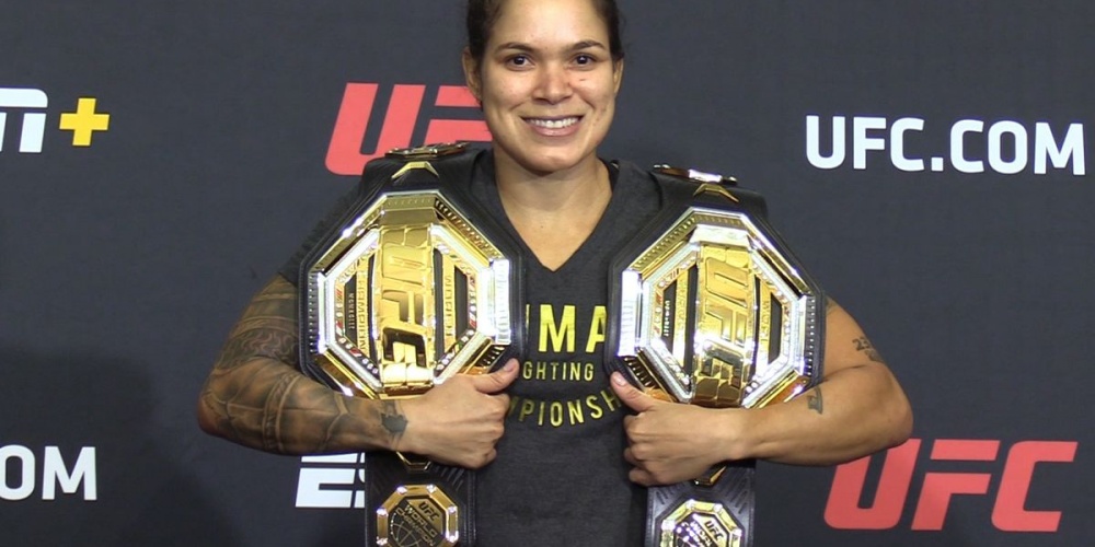 Twee-divisie kampioene Amanda Nunes schrijft geschiedenis