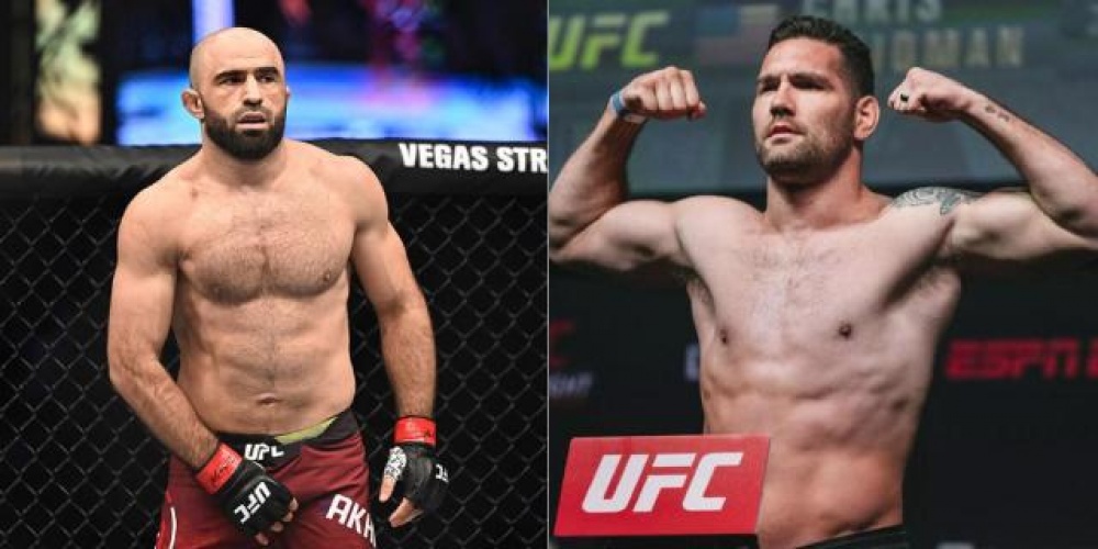 Omari Akhmedov vs. Chris Weidman op 8 augustus