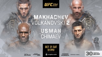 UFC 294 ‘Makhachev vs Volkanovski 2’ op 21 oktober in Abu Dhabi